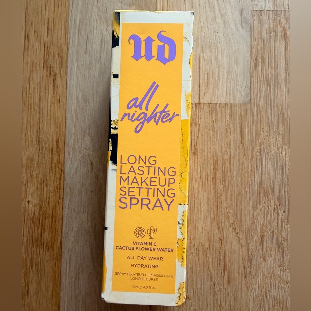 Urban Decay Hydrating Makeup Setting Spray — Vitamin C Cactus Flower Water